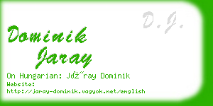 dominik jaray business card